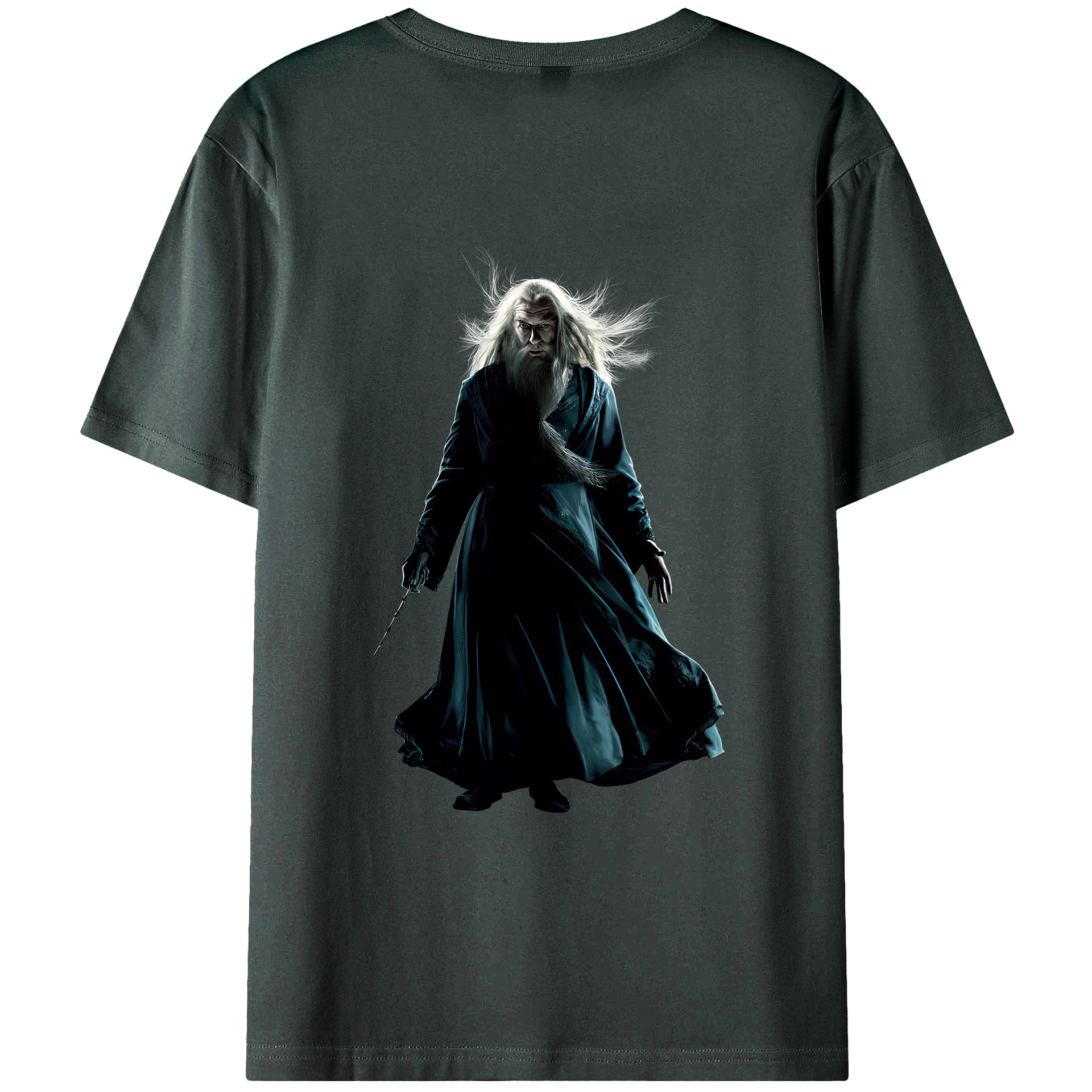 （画像用） Harry Potter ハリー・ポッターシリーズ 綿100％ メンズ半袖Tシャツ（バックプリント） 通気性